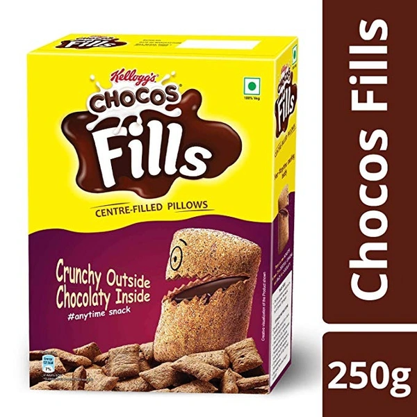 KELLOGGS CHOCOS FILLS PILLOWS - 250GM
