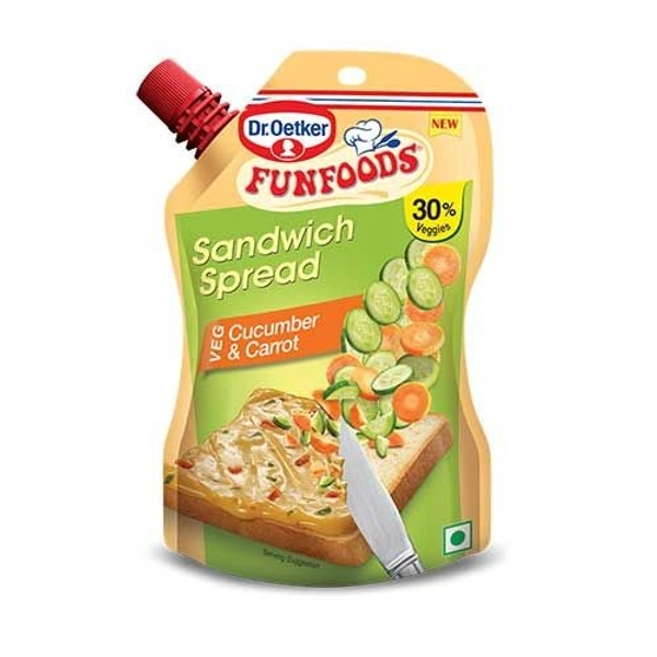 FUN FOOD S.SPREAD CUCUMBER & CARROT - 100GM