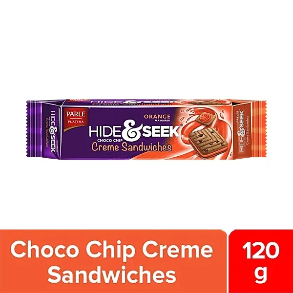 PARLE H&S CREAM SANDWICH ORANGE - 120GM