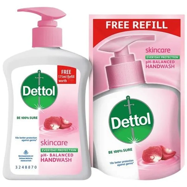 DETTOL H/W SKINCARE 2N (PUMP+REFILL) - 200ML
