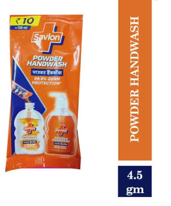 SAVLON H/W POWDER HANDWASH - 4.5GM