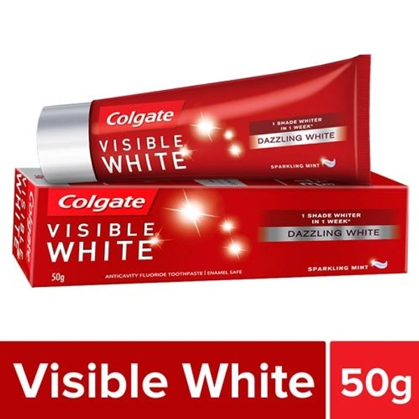 COLGATE T/P VISIBLE WHT - 50GM