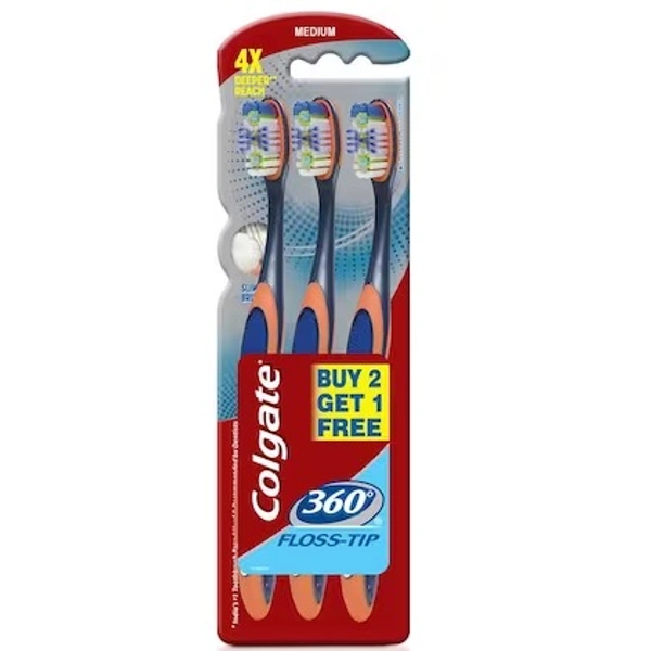 COLGATE T/B 360 FLOSS-TIP - 3N
