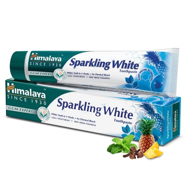 HIMALAYA T/P SPARKLING WHT - 150GM