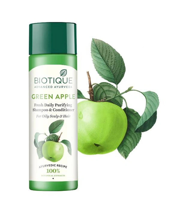 BIOTIQUE SHMP GREEN APPLE AD - 180ML