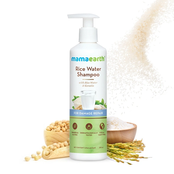 MAMAEARTH SHMP RICE WATER - 250ML