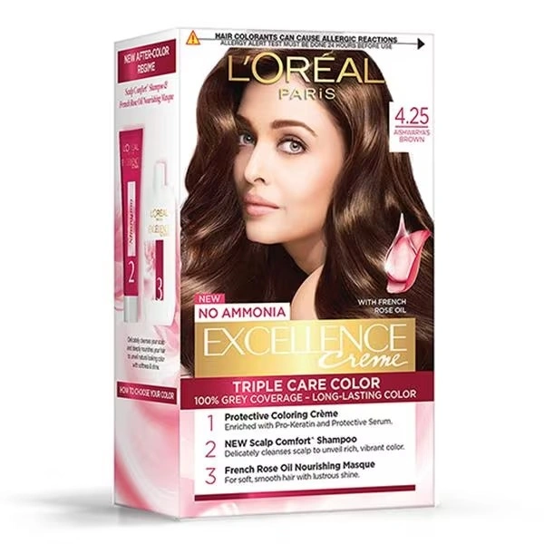 LOREAL EXL. CREME 4.25 AISHW BRWN - 72ML