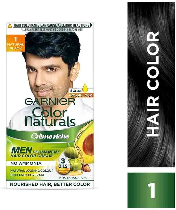 GARNIER CLR NAT 1 NAT. BLK - 20GM