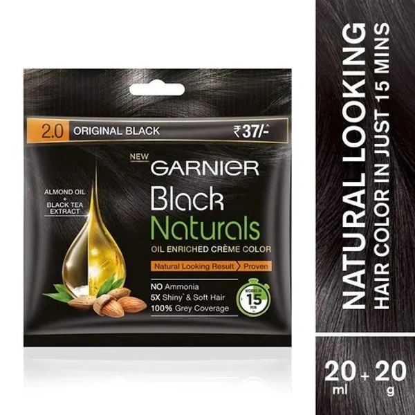 GARNIER BLACK NATURAL 2.0 ORG.BLACK - 20GM+20ML
