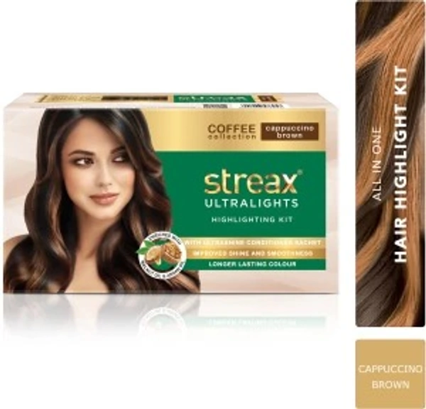 STREAX HIGHLIGHTING KIT CAPPUCCINO BROWN - 60GM