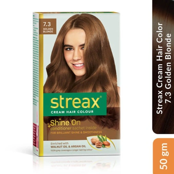 STREAX HAIR COLOUR 7.3 GOLDEN BLONDE - 50GM