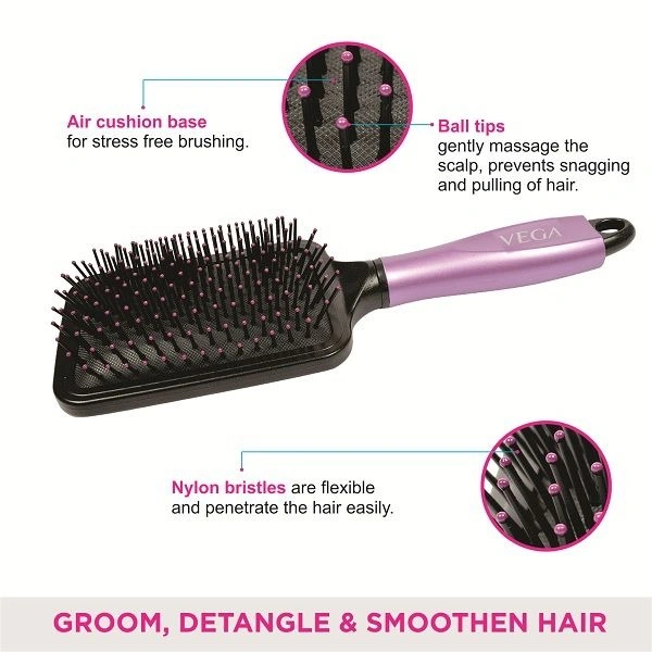 VEGA E18-PB HAIR BRUSH FLAT - 1N