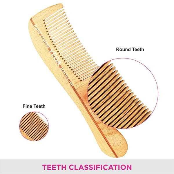 VEGA HMWC-06 HAIR COMB WOODEN - 1N