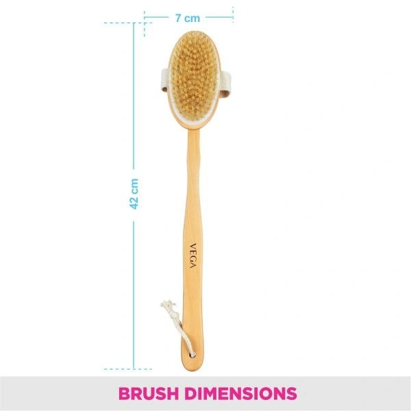 VEGA NBA-1/3 BATH BRUSH WOODEN - 1N