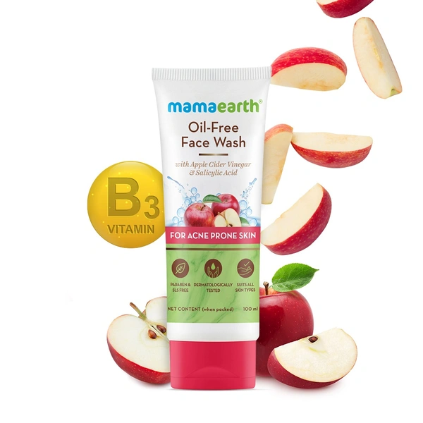 MAMAEARTH F/WASH OIL FREE - 100GM
