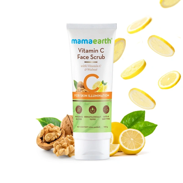 MAMAEARTH F/SCRUB VITAMIN-C - 100GM