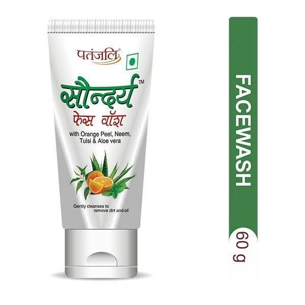 PATANJALI F/W SAUNDARYA FACEWASH - 60GM