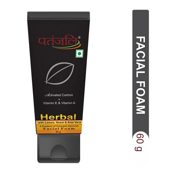 PATANJALI F/W HERBAL FACIAL FOAM - 60GM