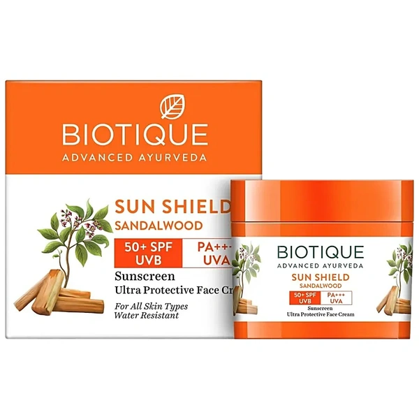 BIOTIQUE SPF-50 BIO SANDALWOOD - 50ML