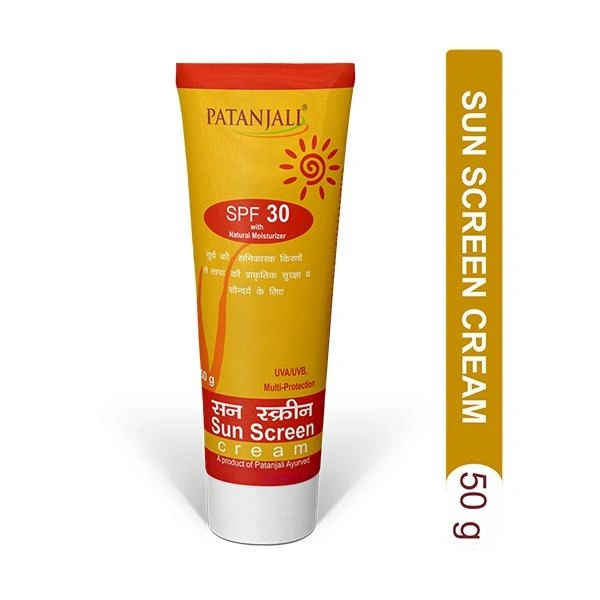 PATANJALI CRM SPF-30 SUN SCREEN - 50GM