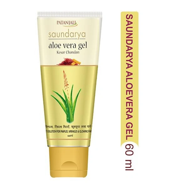 PATANJALI ALOE VERA GEL KESAR CHANDAN - 60ML