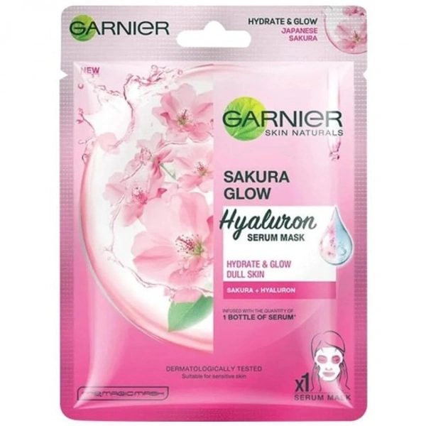 GARNIER SERUM MASK SAKURA GLOW HYALURON - 1N