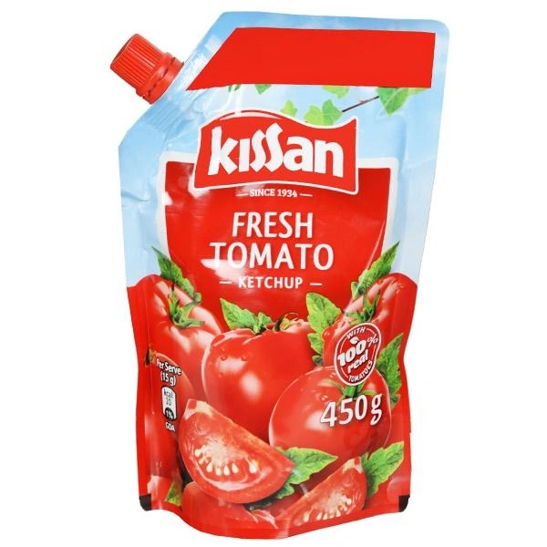 KISSAN KETCHUP TOMATO REFILL - 450GM