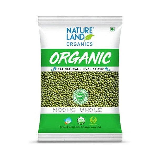 NLO ORGANIC MOONG WHOLE - 500GM