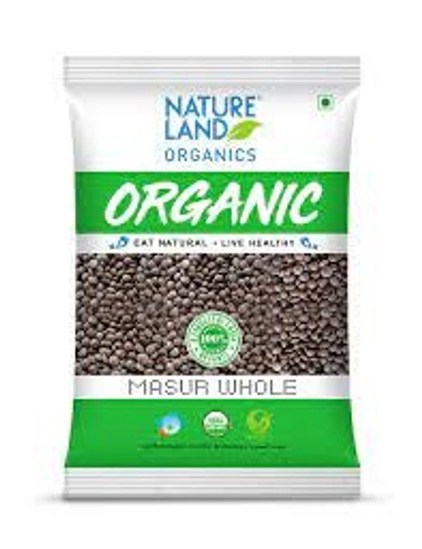 NLO ORGANIC MASUR WHOLE - 500GM