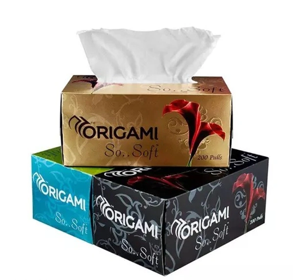 ORIGAMI TISSUE BOX 100 PULLS - 100 PULLS