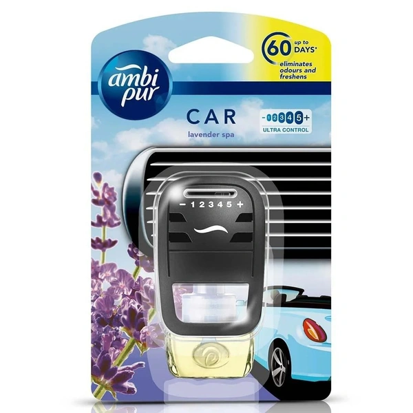 AMBIPUR CAR DIFFUSER+ REFILLS LAVENDER - 2N