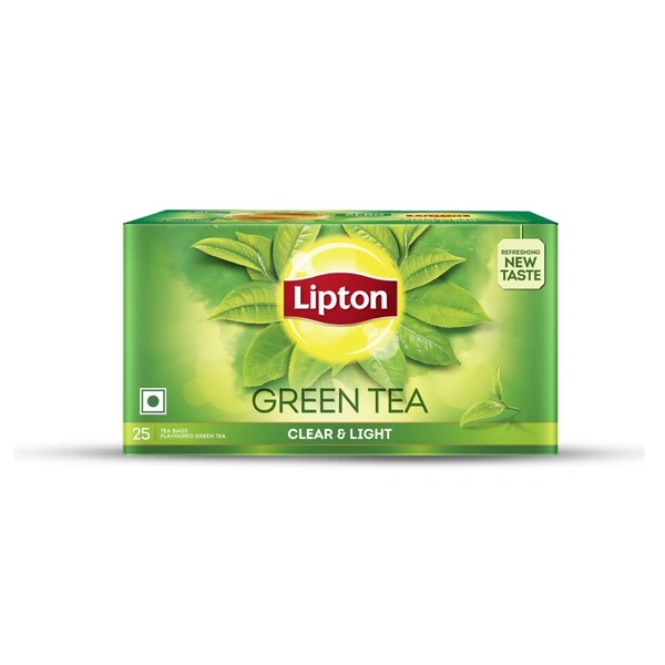 LIPTON GREEN TEA CLEAR & LIGHT T.BAGS - 25N