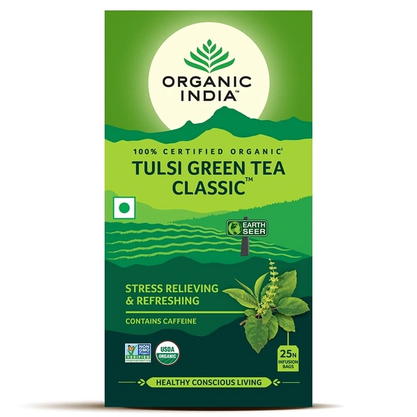 ORGANIC INDIA TULSI GRN-T HONEY LEMON T-BAGS - 25N