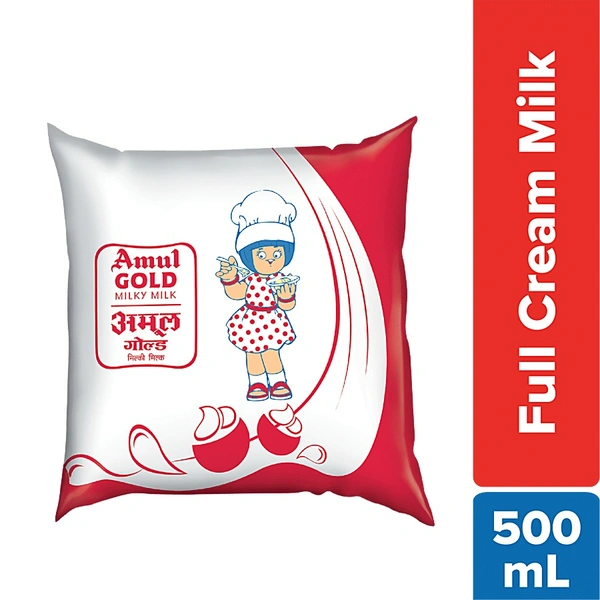 AMUL GOLD FULL CREAM MILK - 500ML