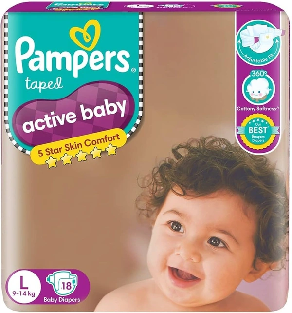 PAMPERS ACTIVE BABY - L-18N