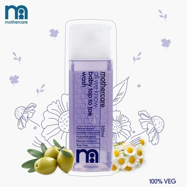 MOTHERCARE BABY TOP TO TOE WASH - 300ML
