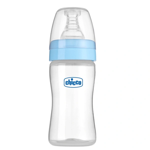 CHICCO BABY F/E FEEDING BOTTLE 0+M BLU BLUE - 125ML