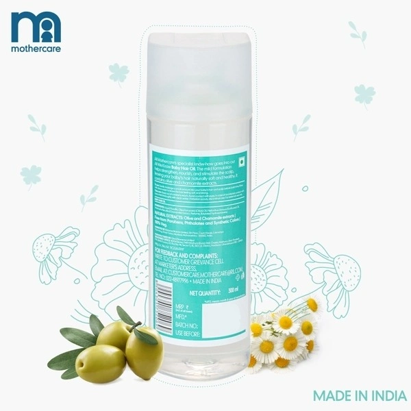 MOTHERCARE BABY HAIR OIL - 300ML