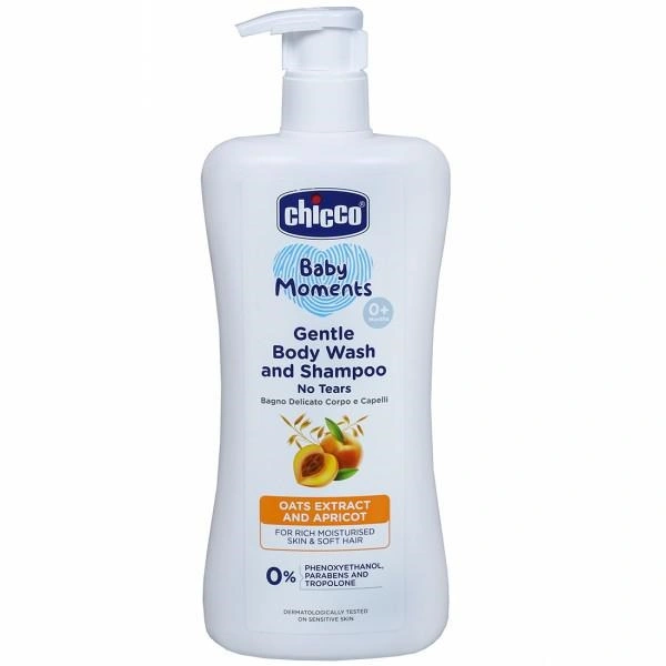 CHICCO BABY BODY WASH & SHAMPOO - 200ML
