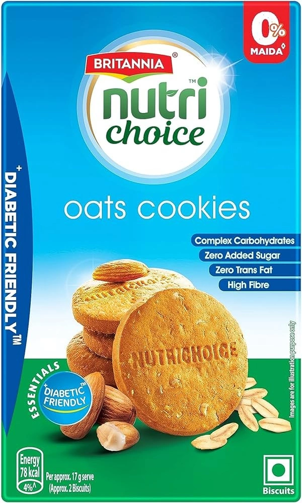 BRT NUTRI CHOICE OAT COOKIES - 150GM
