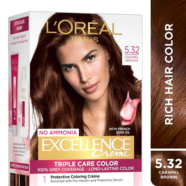 LOREAL EXL. CREME 5.32 CARAMEL BRWN - 72ML