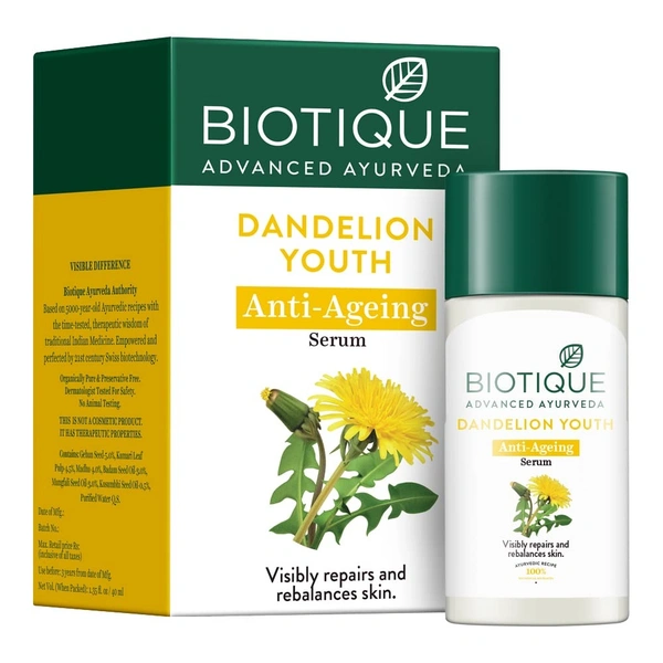BIOTIQUE F/SERUM BIO DANDELION - 40ML