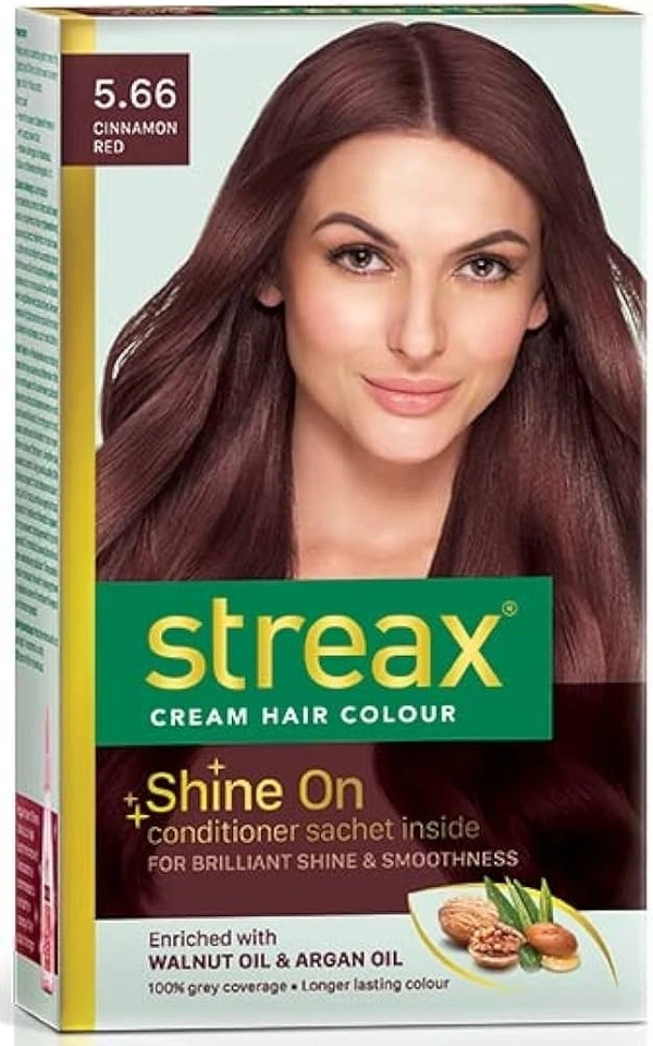 STREAX HAIR COLOUR 5.66 CINNAMON RED - 50ML