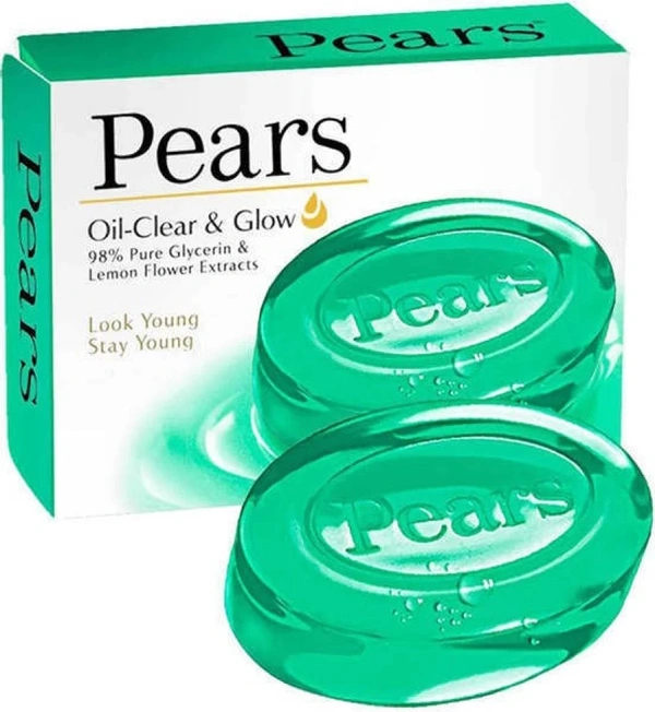 PEARS SOAP OIL CLEAR & GLOW - 75GM