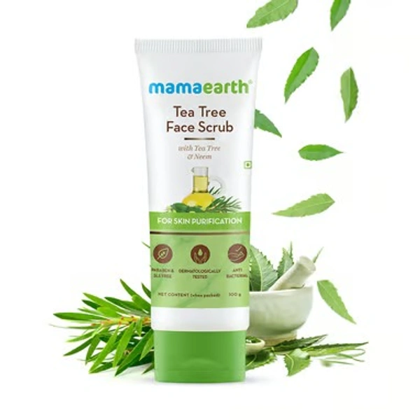 MAMAEARTH F/WASH TEA TREE - 100GM