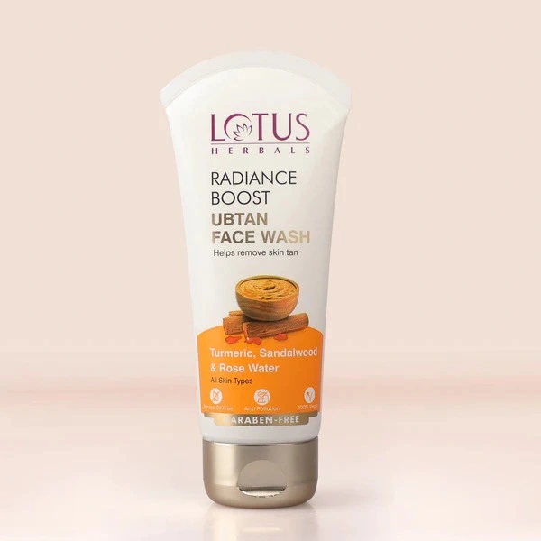 LOTUS RADIANCE BOOST UBTAN FACE WASH - 50GM