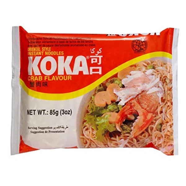 KOKA INST. NOODLES CRAB FLAVOUR - 85GM