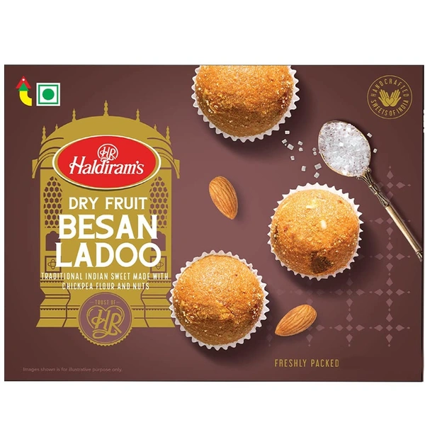HALDIRAM SWEETS DRY FRUIT BESAN LADOO - 400GM