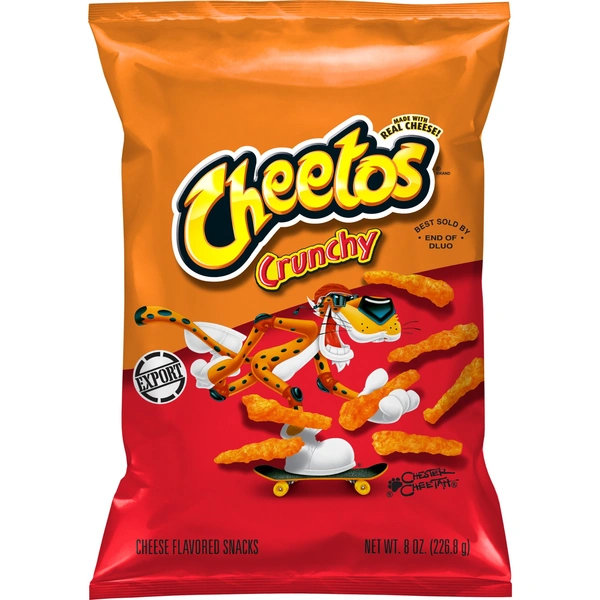 CHEETOS CRUNCHY CHEESE FLAVOUR SNACKS - 226GM
