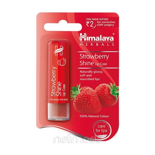 HIMALAYA LIP CARE STRAWBERRY SHINE - 4.5GM